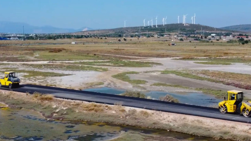 Çeşme Port Alaçatı Asfalt Çalışmaları