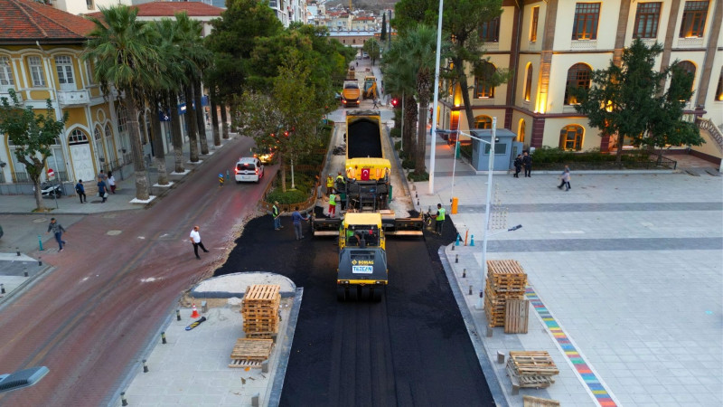 Manisa Şehzadeler Asfalt Çalışması